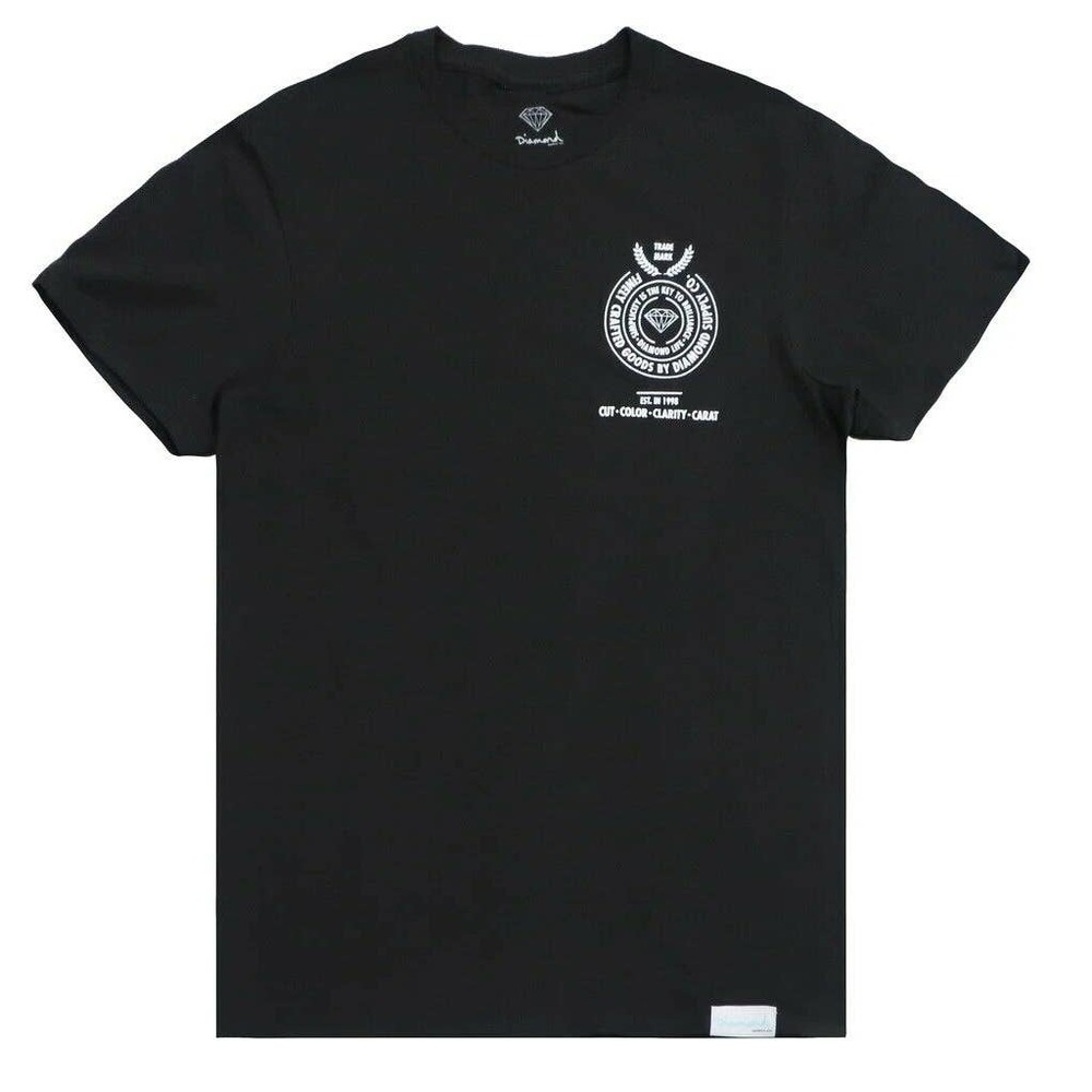 Diamond Supply Co. Men's Logo Graphic Crew Neck Tee T-Shirt - Crafted Goods
